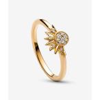 指輪 リング セレスチアル スパークリング サン リング レディース