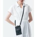 ショルダーバッグ バッグ フルグレイン シュリンクレザー スナップボタン スマホショルダーバッグ レディース メンズ