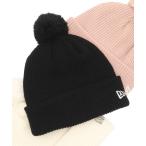 ニット帽 ニットキャップ ニューエラ ニット帽 ポンポン 無地 メンズ レディース