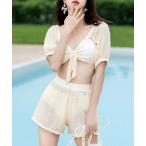  купальный костюм женский купальный костюм 2WAY автомобиль - кольцо лента бикини + шорты 3 позиций комплект женский 