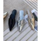 サンダル レディース metallic cone mule  / メタリックコーンミュール，サンダル