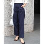 パンツ 接触冷感イージータックテーパードパンツ レディース