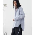 シャツ ブラウス CUT OFF CODE LOOSE SHIRT