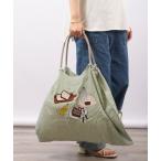 ショッピングエコバック エコバッグ EMAGO ブレックファースト刺繍エコバック