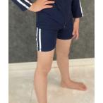 ショッピングスクール水着 男の子 水着 「スクール水着」ライン入りスイムパンツ キッズ 子供 男の子 女の子