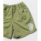 水着 STUSSY/ステューシー CURLY S WATER SHORT 水着 ハーフパンツ ショーツ ナイロンパンツ ワンポイントロゴ メンズ