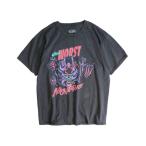 tシャツ 「THRIFTY LOOK/スリフティールック」”PRINCESS&FLOG”TEE ディズニー/ビンテージ/ユーズドライクTシャツ メンズ