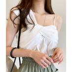  топ [ женщина раз aga. one shoru способ ] деформация Cross дизайн asimeto leaf редкость Hem топ tops женский 