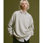 スウェット Oversize heavy weight damage sweat/オーバーサイズヘビーウェイトダメージスウェット