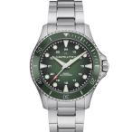 腕時計 HAMILTON 「ハミルトン」 腕時計 Khaki Navy （カーキ ネイビー） スキューバ オート 自動巻き 43MM グリーン×シルバ