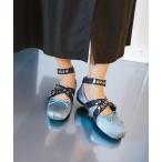 バレエシューズ パンプス ベルトデザインバレエシューズ
