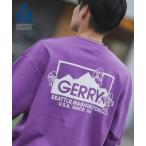 ショッピングパープル tシャツ Tシャツ メンズ 「SIDEWAY STANCE×GERRY」別注コラボ 半袖 ロゴ プリント Tシャツ