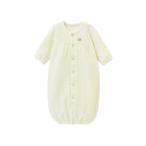 ベビー服 ロンパース 無撚糸パイルボーダーツーウェイオール