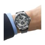 ショッピング時計 腕時計 メンズ ATTESA アテッサ エコ・ドライブ トリプルカレンダー ムーンフェイズ グレー×ブラック
