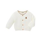 カーディガン ミキハウスベア カーディガン キッズ 子供服 男の子 女の子