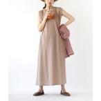 ワンピース 接触冷感 ショルダータック バックフレアワンピース