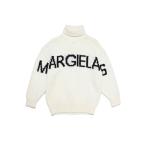 ニット キッズ MM6 Maison Margiela(エムエムシックス)Kids ＆ Junior ブランドロゴ長袖タートルネックニット