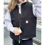 ダウンベスト ベスト Carhartt(カーハート)/USA規格 ルーズフィット ヘビーウェイト 12oz ビッグサイズ オーバーサイズ ダック ベス
