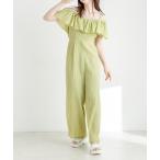 オールインワン フリルバックオープンオールインワン　1031090600 レディース