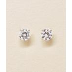 ピアス Ptキュービック セカンドピアス( 大) レディース