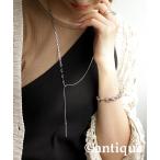 ネックレス バーモチーフチェーンネックレス レディース