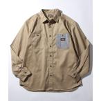 シャツ ブラウス 「GENUINE DICKIES/ジェニュインディッキーズ」T/Cツイル ワークシャツ