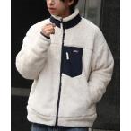 ブルゾン アウター 「GENUINE DICKIES/ジェニュインディッキーズ」シャギーボア スタンド ジップブルゾン メンズ レディース