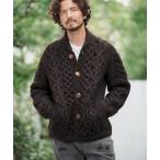 カーディガン mcg3282-「HIMALAYAN CLIMBERS HAND-KNIT別注」手編みショールカーディガン メンズ