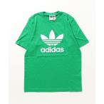 ショッピングadidas tシャツ tシャツ Tシャツ メンズ adidas アディダス M TREFOIL TEE ショートスリーブ IM4506 GREEN/WHIT