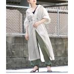 コート アウター シアー ドロストロングコート レディース