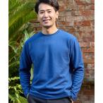 tシャツ リンクスジャガード幾何学柄ロンT メンズ