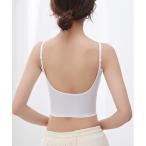 ブラジャー Uバックオープンキャミソール/美背中魅せブラトップ　「カップ付き」