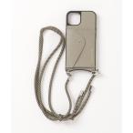 ショッピングiphone13pro モバイルケース レディース 「BANDOLIER」JULIAN SIDE SLOT GREIGE　iPhone 13/13Pro/iPhone14/1