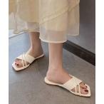 サンダル フラットサンダル レディース
