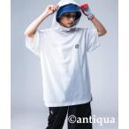 パーカー 「STCH」接触冷感ショートスリーブフーディー レディース メンズ