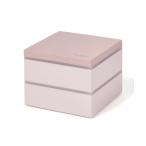 ショッピング重箱 レディース ロゴ 重箱 2段 ピンク