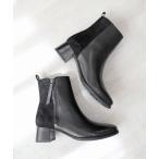 ショッピングウェッジソール ブーツ 「防滑 断熱」サイドファスナーショートブーツ/21486 レディース