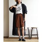 シャツワンピース 楊柳シアー ティアードシャツワンピース