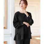 ショッピングシフォン ブラウス シャツ シフォンレイヤードブラウス レディース