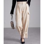 カーゴパンツ 2WAYタックデザインカーゴパンツ レディース