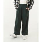 パンツ ハイウエスト ワイドタックパンツ キッズ 子供服 女の子