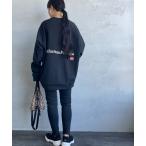 スウェット 「MANHATTAN PORTAGE/マンハッタンポーテージ」 別注 ポケット刺繍 バックプリントクルーネックスウェット