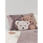 ベッド 寝具 【Sleep】3カラーベアジャガードピローケース