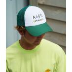 キャップ 帽子 「コラボ企画」OS×AD LOGOCAP/オフショア×アーモンド メッシュキャップ メンズ レディース