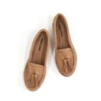 ショッピングデッキシューズ シューズ モカシン デッキシューズ レディース 「MINNETONKA」ミネトンカ TASSEL BOAT MOC / タッセル モカシン