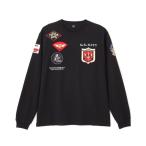 ショッピング長袖tシャツ tシャツ 「WEB＆DEPOT限定」TOP GUN PATCHED L/S T-SHIRT / トップガン パッチド 長袖 Tシャツ / AVIREX