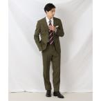 メンズ 「DORMEUIL」リップストップ カラー スーツ