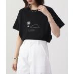 ショッピング夏休み tシャツ EMAGO 夏休みのカバドルマンT 半袖 レディース