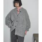 カーディガン 2WAYモヘアライクミックスシャギーニットカーディガン レディース