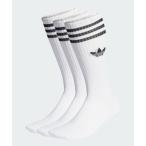 靴下 ソリッドクルーソックス 3足組 / アディダスオリジナルス adidas Originals メンズ レディース